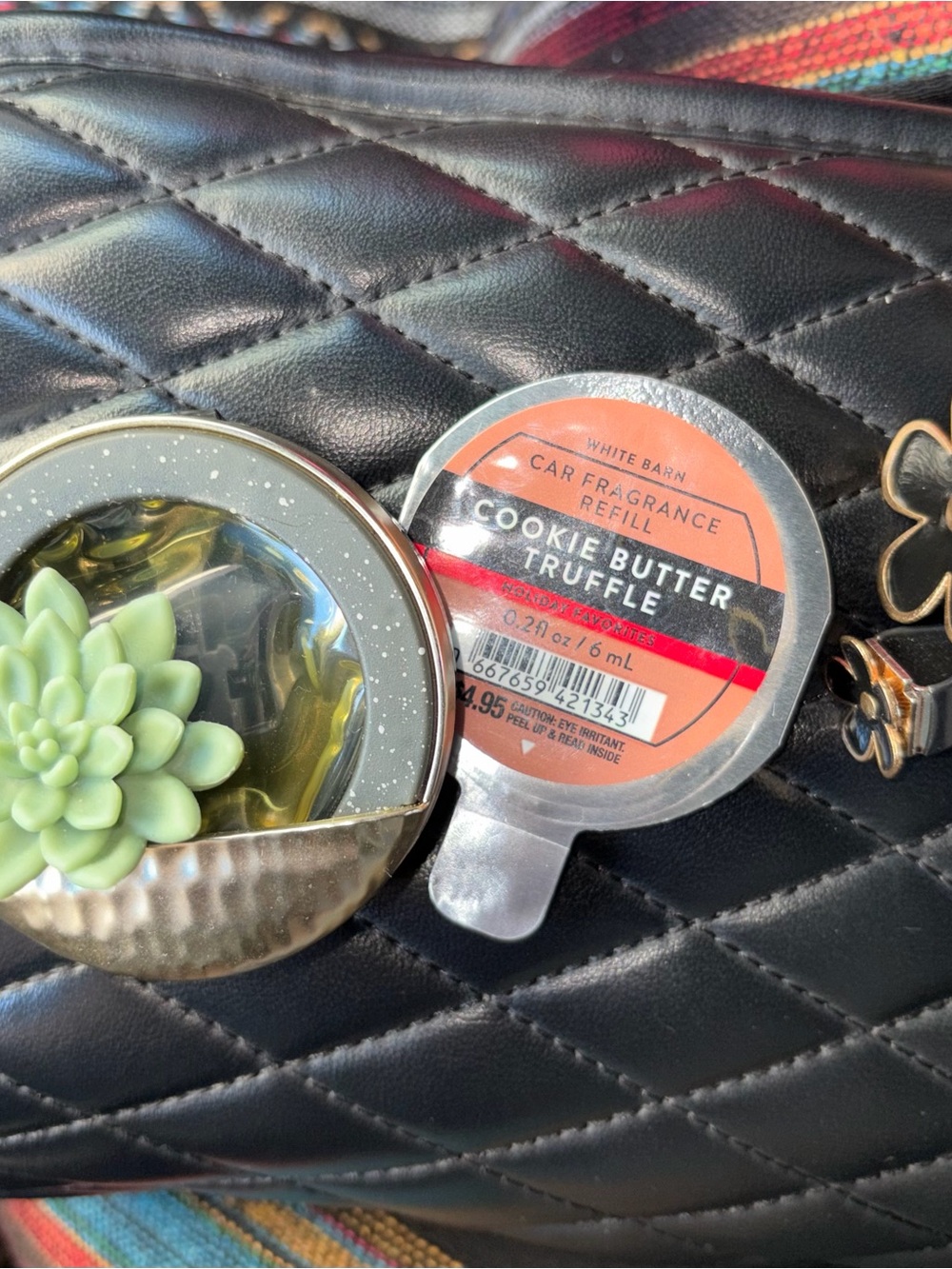 Bath & Body Works Cookie Butter Truffle Car Fragrance Refill with Holder